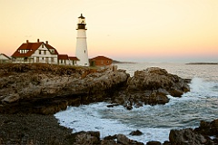 Portland Head Lighthouse at Dawn in Maine